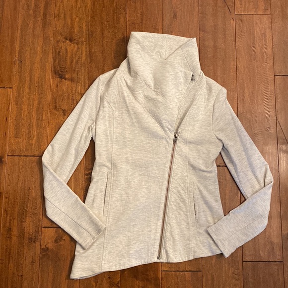 Helmut Lang Gray Asymmetric Jacket Sz Small - Picture 4 of 13